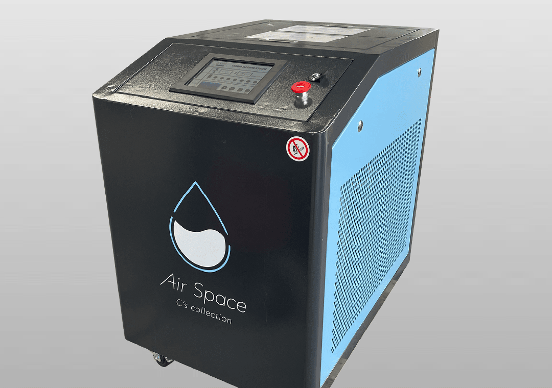 水素ガス発生装置（水を電気分解して水素ガスを生成）準備